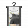PARURE HOUSSE DE COUETTE 2 PERSONNES 240X220CM GRIS ANTHRACITE