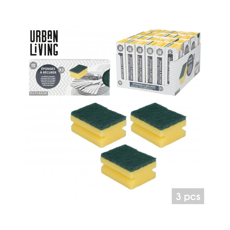 EPONGE A RECURER EN MOUSSE X3PCS