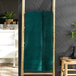 DRAP DE DOUCHE 70 X 130 CM VERT EMERAUDE