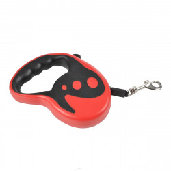 LAISSE RETRACTABLE ESSENTIEL MAX 20KG 5M 4 COLORIS ROUGE NOIR GRIS KAKI