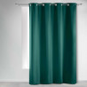 RIDEAU OCCULTANT A OEILLETS 135X240CM VERT EMERAUDE
