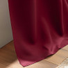 RIDEAU OCCULTANT A OEILLETS 135X240CM BORDEAUX